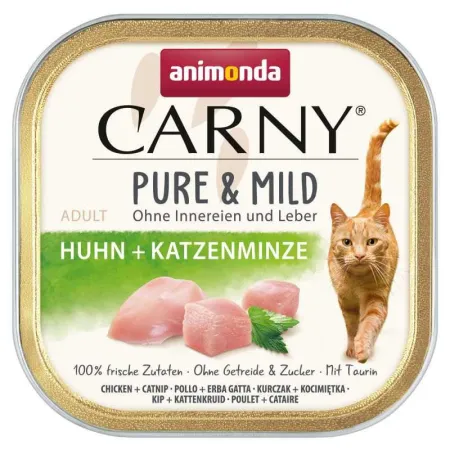 ANIMONDA Carny Adult Cat PURE&MILD kurczak, kocimiętka 100g